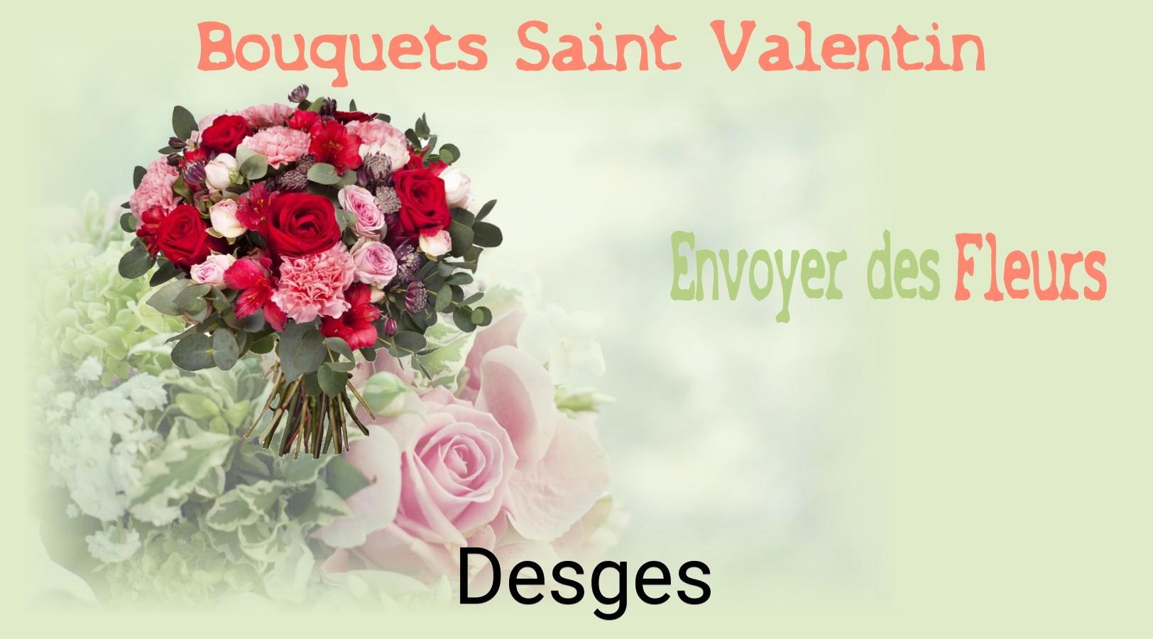 Roses de Saint-Valentin livrées à Desges